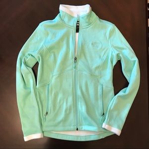 Mint North Face jacket